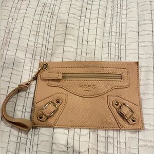 NWOT BCBG Paris Nude Wristlet